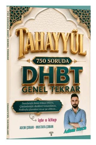 DHBT 750 Soruda Genel Tekrar | Tahayyül Yayınları (Ciltsiz) - Resim 1