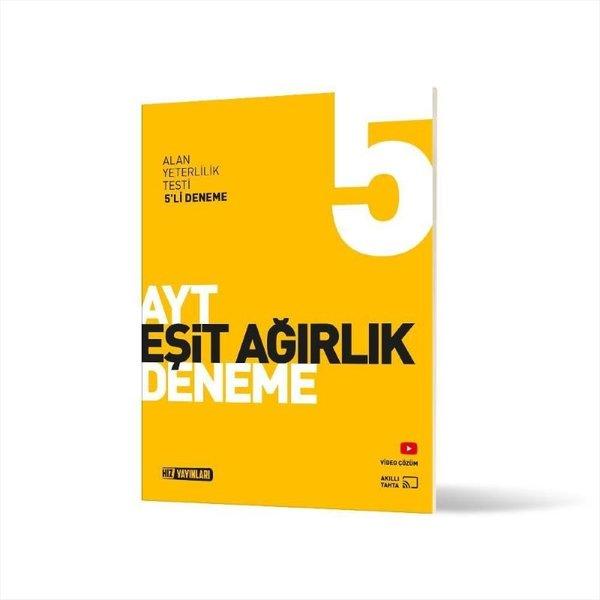 AYT Eşit Ağırlık 5'Li Genel Deneme | Hız Yayınları (İnce Kapak) - Resim 1