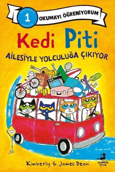 Kedi Piti Ailesiyle Yolculuğa Çıkıyor - Okumayı Öğreniyorum-Başlangıç 1 Seviyesi | Olimpos Çocuk (İnce Kapak) - Resim 1