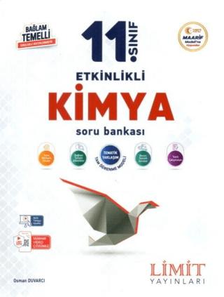 11. Sınıf Kimya Etkinlikli Soru Bankası | Limit Yayınları (Ciltsiz) - Resim 1