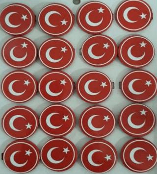 Türk Bayrağı Rozeti | Ottomanga Yayınları - Resim 1