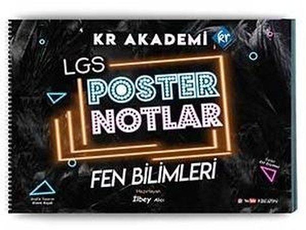 LGS Fen Bilimleri Poster Notlar | KR Akademi (İnce Kapak) - Resim 1