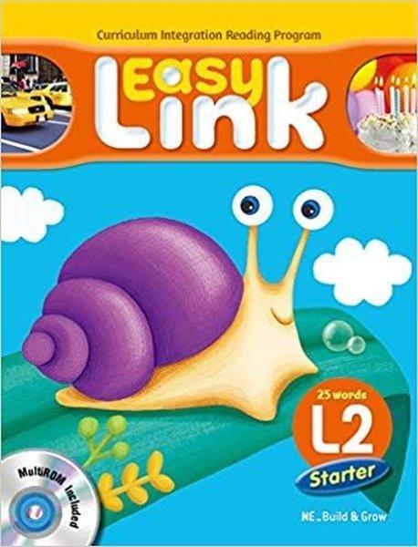 Easy Link Starter L2-With Workbook+Multirom | Build & Grow (İnce Kapak) - Resim 1