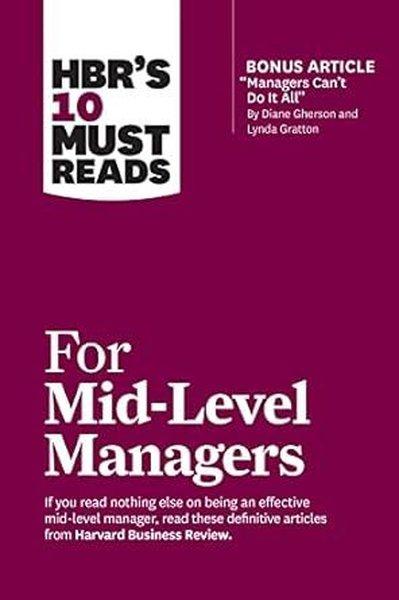 HBR's 10 Must Reads for Mid-Level Managers | Harvard Business Review Press (İnce Kapak) - Resim 1