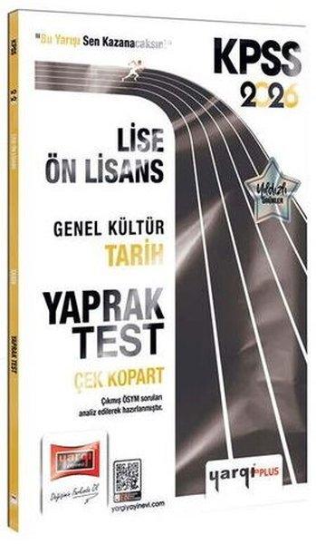 2026 KPSS Lise - Ön Lisans Genel Kültür Tarih Çek Kopart Yaprak Test | Yargı Yayınları (İnce Kapak) - Resim 1