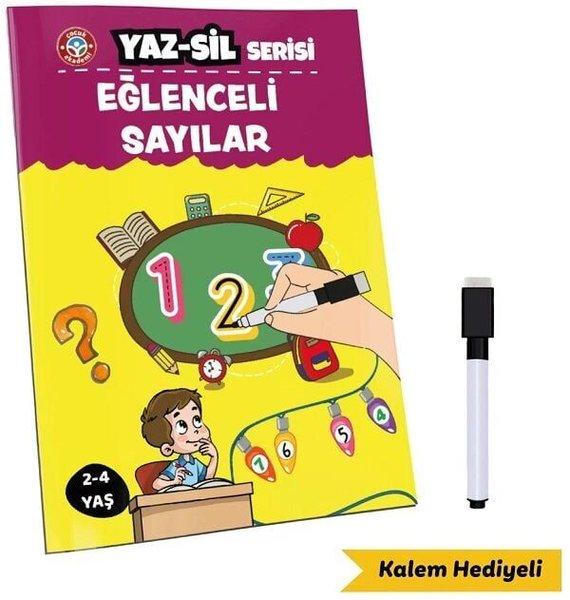 Çocuk Akademi Yaz Sil Serisi Eğlenceli Sayılar | Çocuk Akademi Yayınları (İnce Kapak) - Resim 1