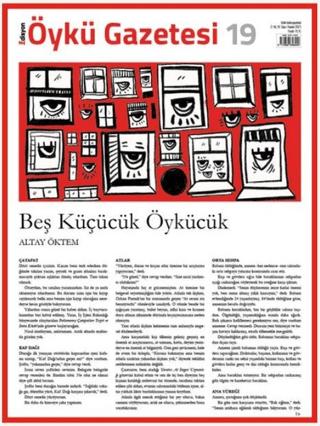 Öykü Gazetesi Sayı: 19 | Edisyon Öykü Gazetesi (Ciltsiz) - Resim 1