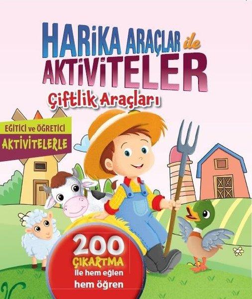 Çiftlik Araçları-Harika Araçlar Aktiviteler | Koloni Çocuk Yayınları (İnce Kapak) - Resim 1