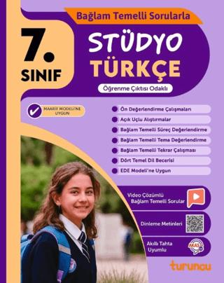 7. Sınıf Stüdyo Türkçe Maarif Modeli | Tudem Yayınları (Ciltsiz) - Resim 1