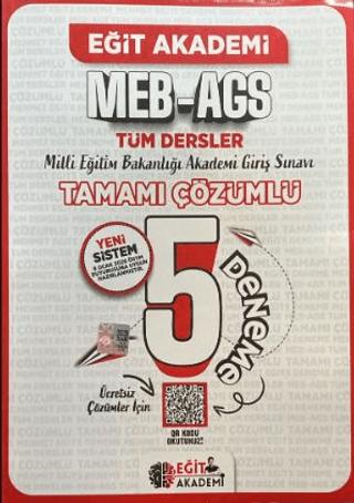 MEB-AGS Tüm Dersler 5 Deneme Çözümlü