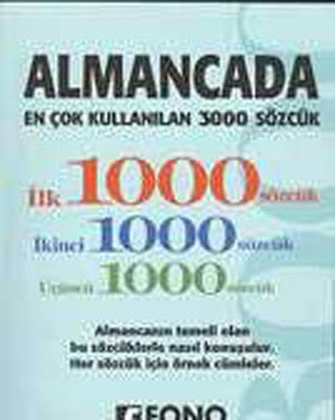 Almancada En Çok Kullanılan 3000 Sözcük | Fono Yayınları (İnce Kapak) - Resim 1