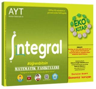 AYT Matematik Fasikülleri - İntegral Eko | Tonguç Akademi (Ciltsiz) - Resim 1
