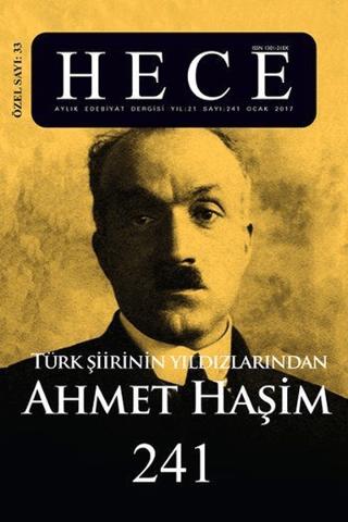 Hece Aylık Edebiyat Dergisi Ahmet Haşim Özel Sayısı: 33 / 241 - Ocak 2017 (Ciltsiz) | Hece Dergisi (Ciltsiz) - Resim 1