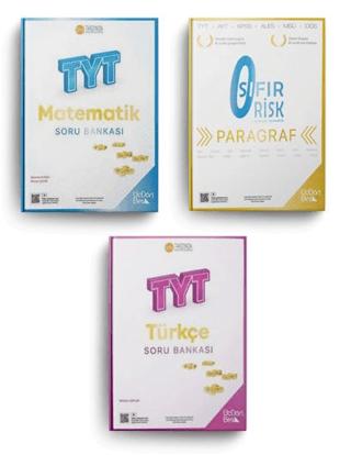 Üç Dört Beş TYT Matematik Türkçe Paragraf Soru Bankası Seti | Üç Dört Beş Yayınları (Ciltsiz) - Resim 1