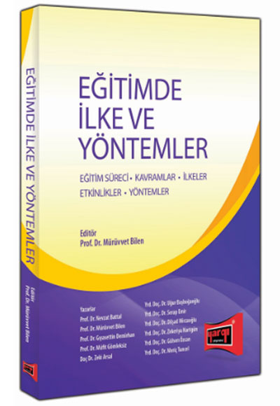 Eğitimde İlke ve Yöntemler - Editör : MÜRÜVVET BİLEN kitap kapağı
