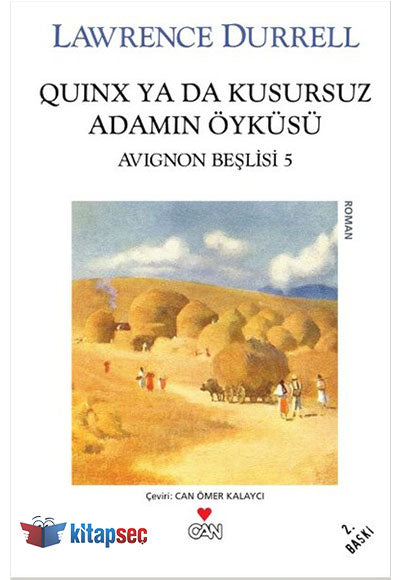 Quinx ya da Kusursuzluk Adamın Öyküsü / Avignon Beşlisi 5 - Lawrence Durrell kitap kapağı
