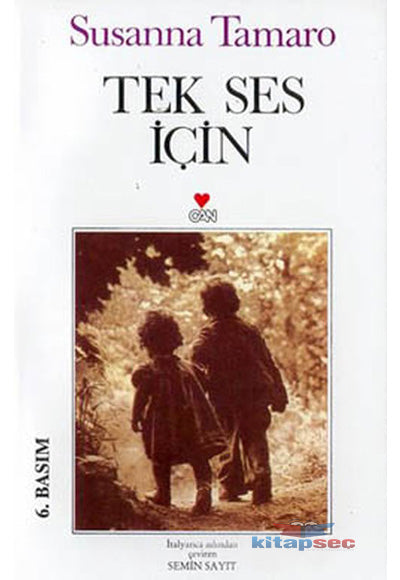 Tek Ses İçin - Susanna Tamaro kitap kapağı