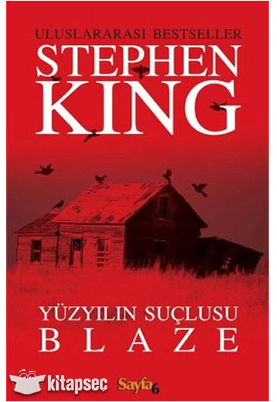 Yüzyılın Suçlusu Blaze - Stephen King kitap kapağı
