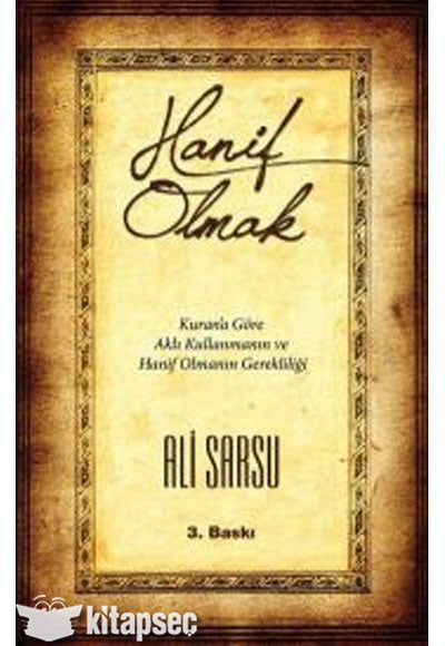 Hanif Olmak - Ali Sarsu kitap kapağı