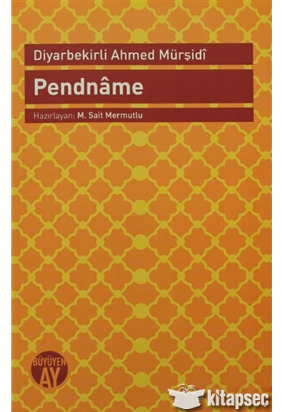 Pendname - Ahmed Mürşidi kitap kapağı