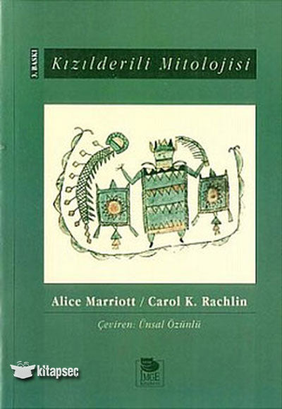 Kızılderili Mitolojisi İmge Kitabevi - Alice Marriott kitap kapağı