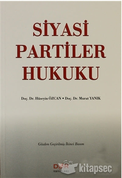 Siyasi Partiler Hukuku - Hüseyin Özcan kitap kapağı