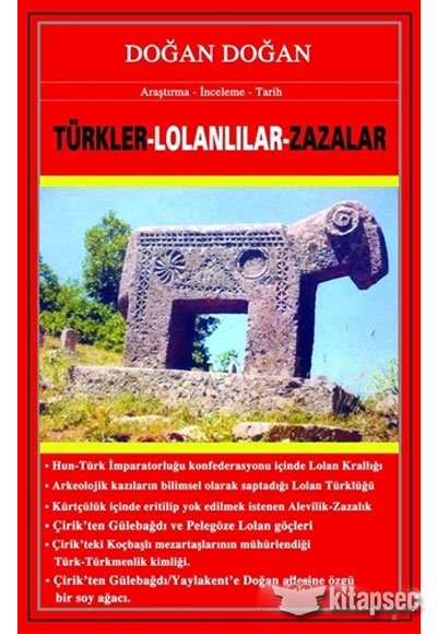 Türkler - Lolanlılar - Zaralar - Doğan Doğan kitap kapağı