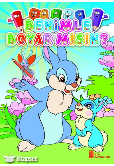 Benimle Boyar mısın (Kalın Boyama 6`lı Set) - Kolektif kitap kapağı