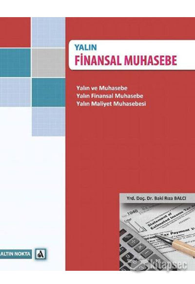Yalın Finansal Muhasebe - Baki Rıza Balcı kitap kapağı