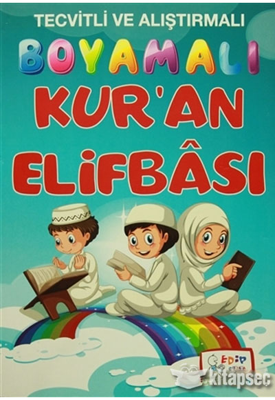 Boyamalı Kur`an Elifbası - Kolektif kitap kapağı