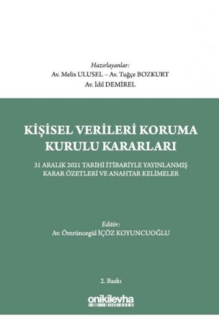 Kişisel Verileri Koruma Kurulu Kararları | On İki Levha Yayınları (Ciltsiz) - Resim 1