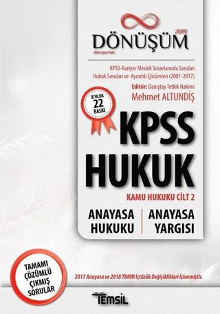 2019 Dönüşüm KPSS Hukuk - Kamu Hukuku Cilt 2 - Anayasa Hukuku - Anayasa Yargısı | Temsil Kitap (Ciltsiz) - Resim 1