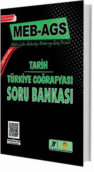 MEB-AGS Tarih - Türkiye Coğrafyası Soru Bankası | Tasarı Eğitim Yayınları (Ciltsiz) - Resim 1