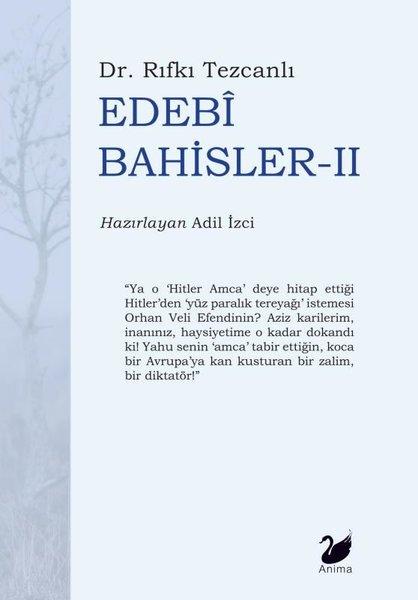 Edebi Bahisler - 2 | Anima (İnce Kapak) - Resim 1