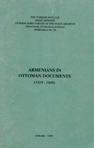 Armenians in Ottoman Documents (1915-1920) | Devlet Arşivleri Genel Müdürlüğü (Ciltsiz) - Resim 1