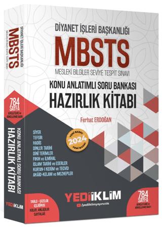 2024 Diyanet İşleri Başkanlığı MBSTS Konu Anlatımlı Soru Bankası Hazırlık Kitabı | Yediiklim Yayınları (Ciltsiz) - Resim 1