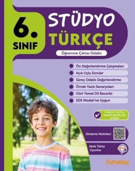 6. Sınıf Türkçe Stüdyo Turuncu | Turuncu Yayınları (İnce Kapak) - Resim 1