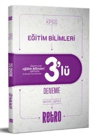 2025 KPSS Eğitim Bilimleri Tamamı Çözümlü 3 'lü Deneme