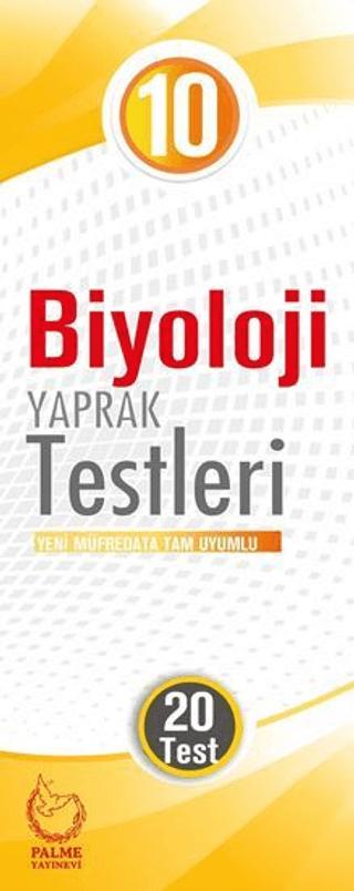 Palme Yaprak Test 10. Sınıf Biyoloji | Palme Yayınları (Ciltsiz) - Resim 1