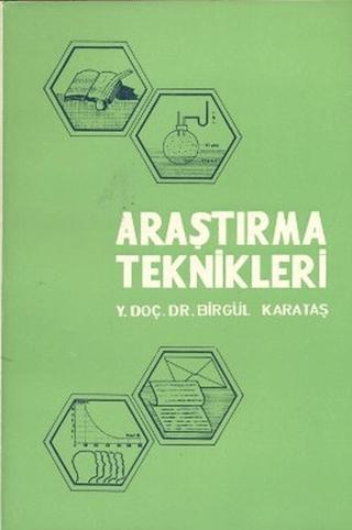 Araştırma Teknikleri | Çağlayan Kitabevi (Ciltsiz) - Resim 1