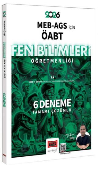 2026 MEB-AGS ÖABT Fen Bilimleri Öğretmenliği 2020-2025 Tamamı Çözümlü 6 Deneme