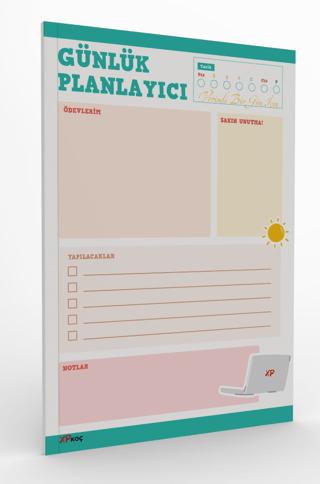 Günlük Planlayıcı Çek Kopar- Evde, Okulda, İşte | XP Koç (Ciltsiz) - Resim 1