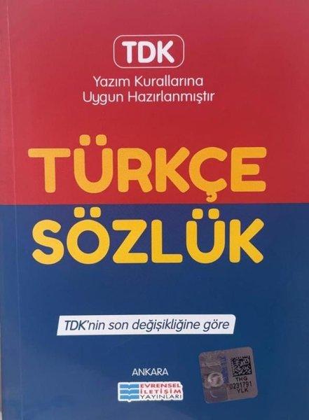 TDK Uyumlu Türkçe Sözlük | Evrensel İletişim Yayınları (Cep Boy) - Resim 1
