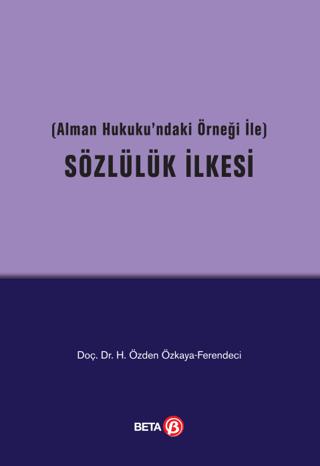 Sözlülük İlkesi | Beta Yayınevi (Ciltsiz) - Resim 1