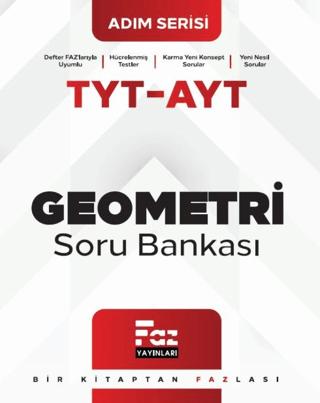 TYT - AYT Adım Serisi Geometri Soru Bankası | Faz Yayınları (Ciltsiz) - Resim 1
