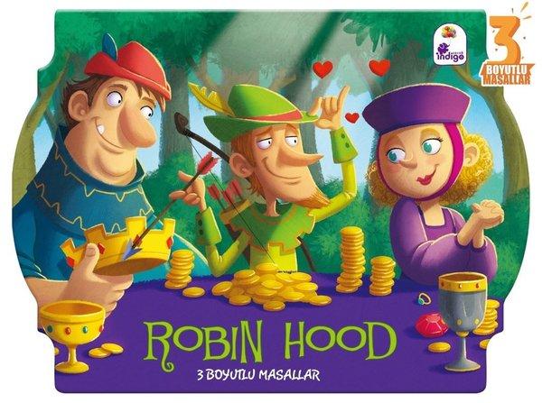 Robin Hood - 3 Boyutlu Masallar | İndigo Çocuk (İnce Kapak) - Resim 1