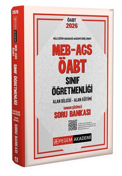 2026 MEB AGS ÖABT Sınıf Öğretmenliği Tamamı Çözümlü Soru Bankası | Pegem Akademi Yayıncılık (İnce Kapak) - Resim 1