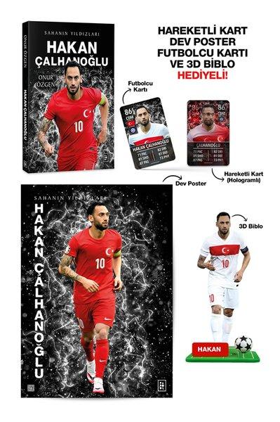 Hakan Çalhanoğlu - Sahanın Yıldızları - Hareketli Kart - Dev Poster - Futbolcu Kartı ve 3D Biblo Hediyeli! | Parodi Yayınları (İnce Kapak) - Resim 1