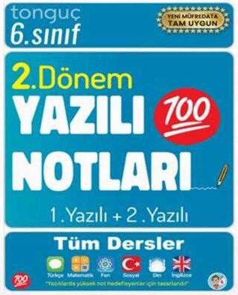 6. Sınıf Yazılı Notları 2 .Dönem 1 ve 2. Yazılı | Tonguç Akademi (İnce Kapak) - Resim 1