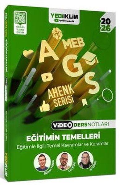 2026 MEB AGS Ahenk Serisi Eğitimin Temelleri Eğitimle İlgili Temel Kavramlar ve Kuramlar Video Ders | Yediiklim Yayınları (İnce Kapak) - Resim 1